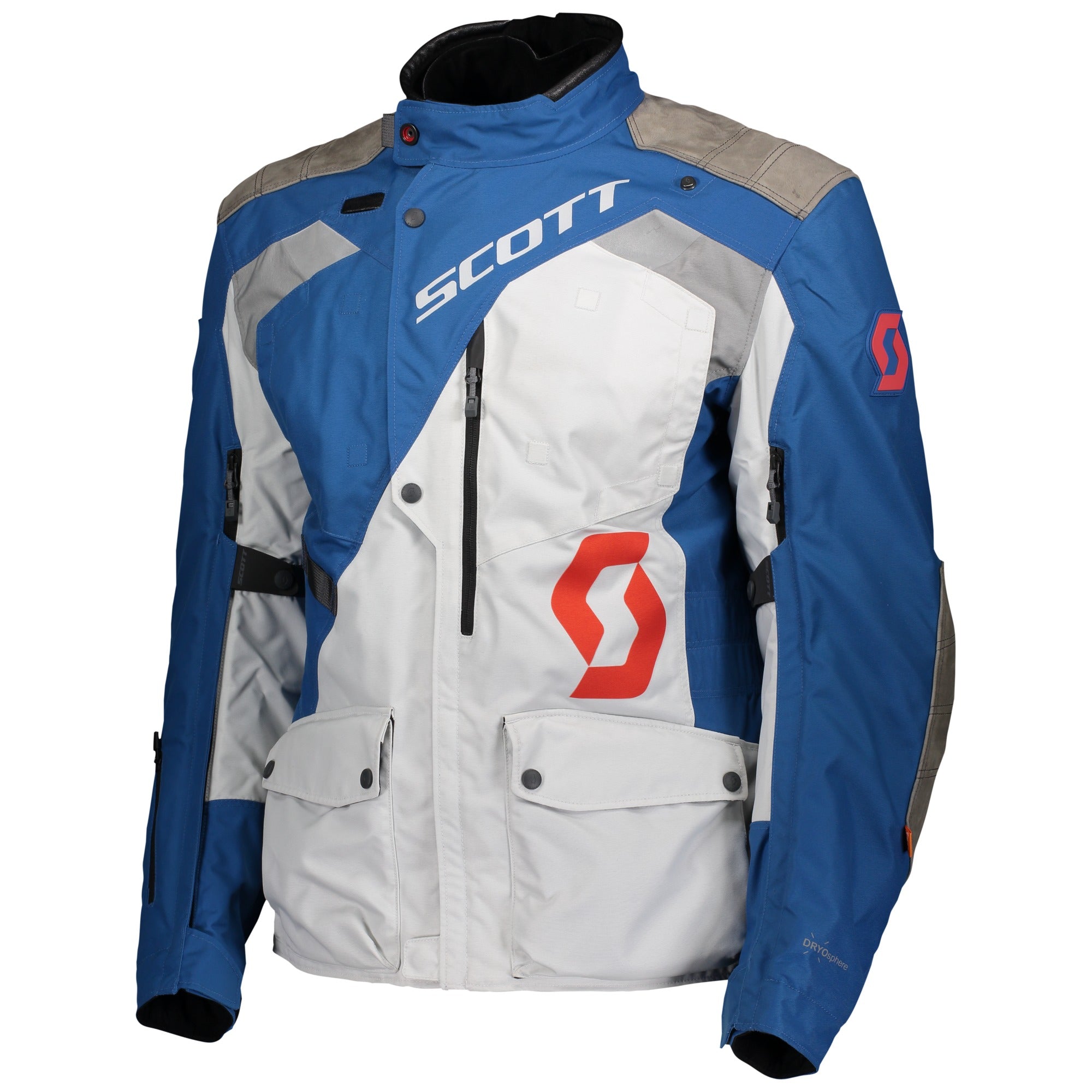 Scott Dualraid Dryo Textile Jacket Sapphire Blue / Lunar Grey