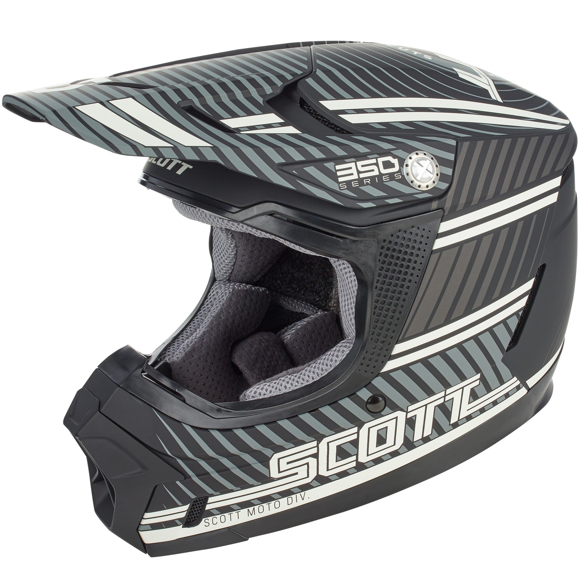 Scott 350 Evo Kids Plus Dash ECE Motocross Helmet Black