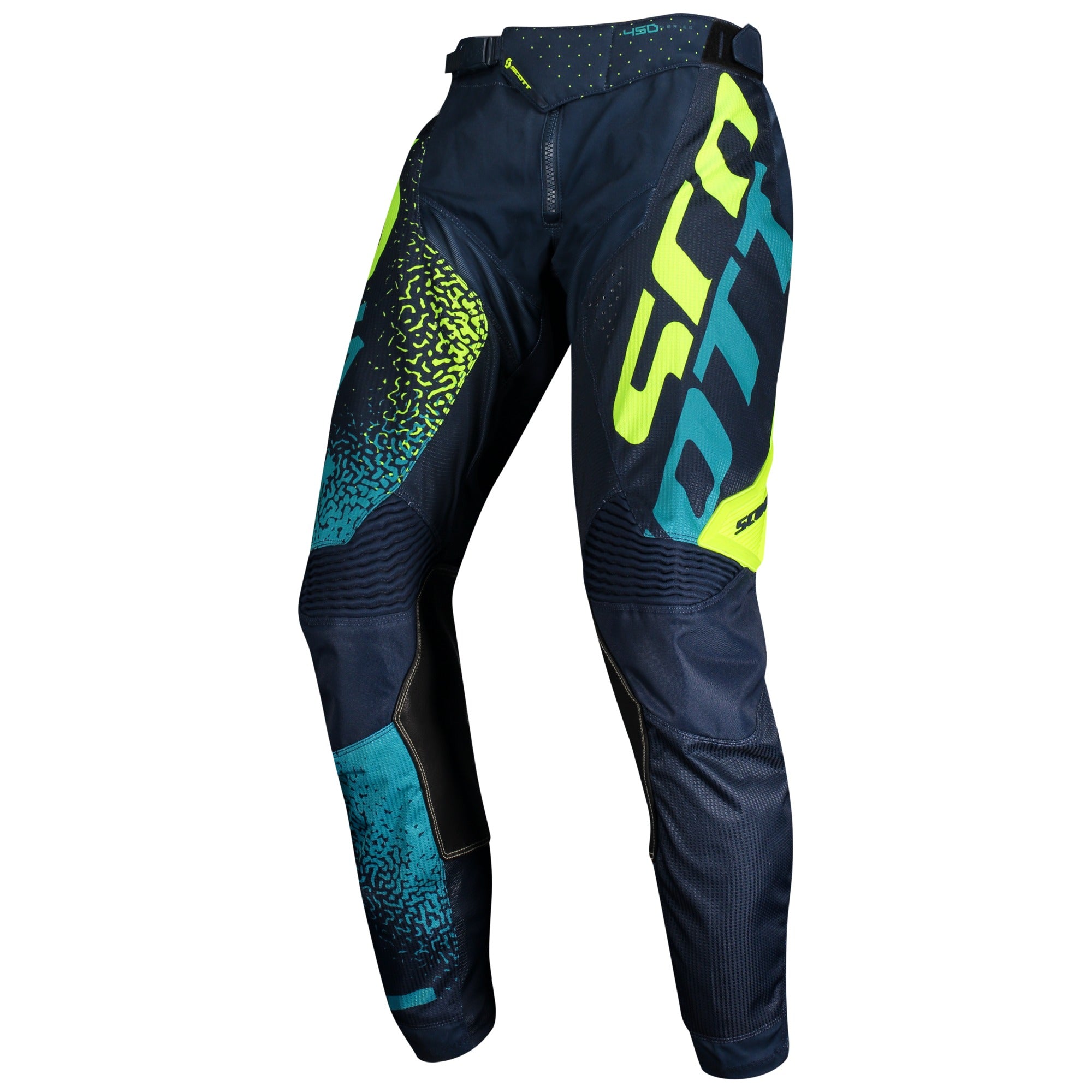 Scott 450 Noise Textile Trouser Blue / Yellow