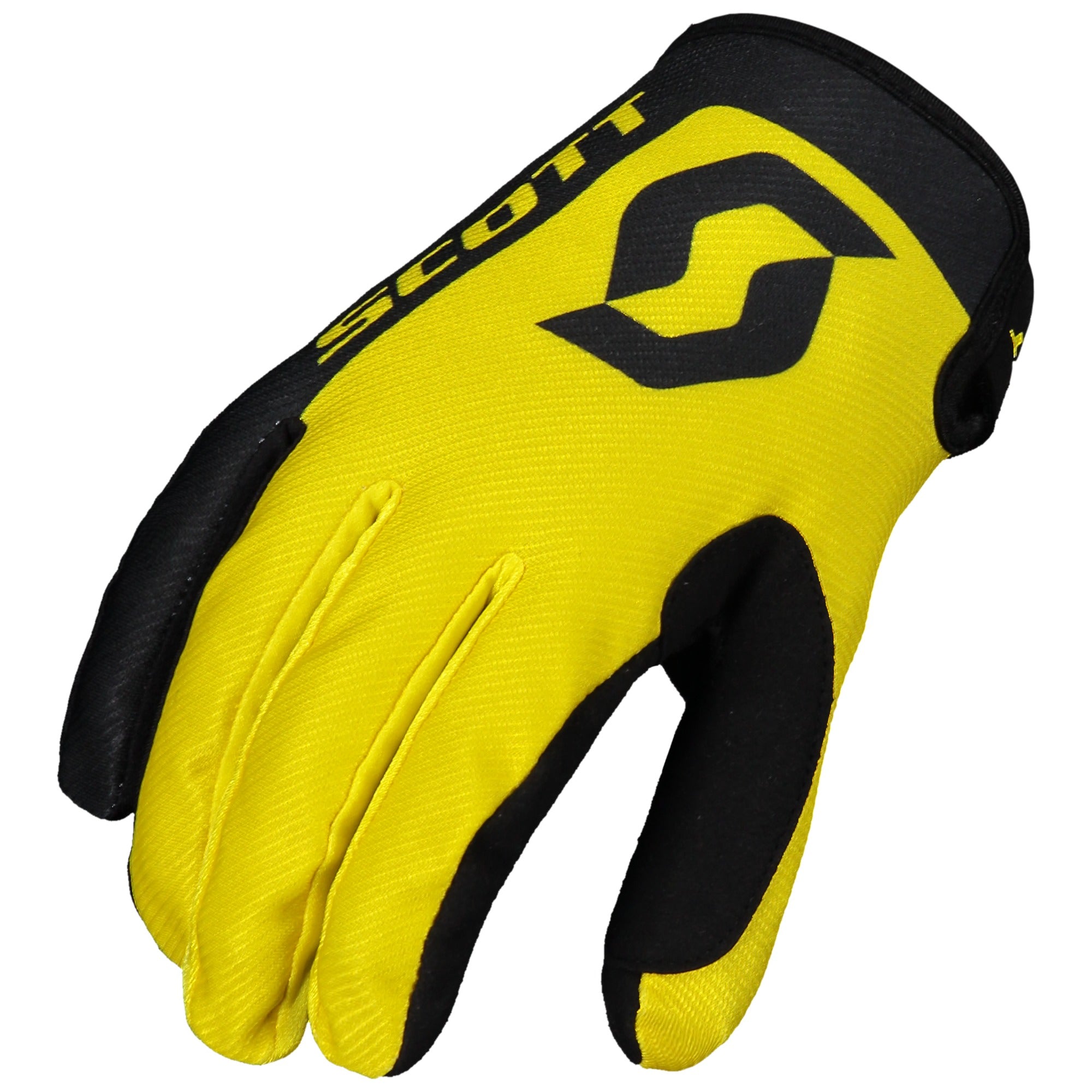 Scott 350 Race Textile Gloves Black / Yellow