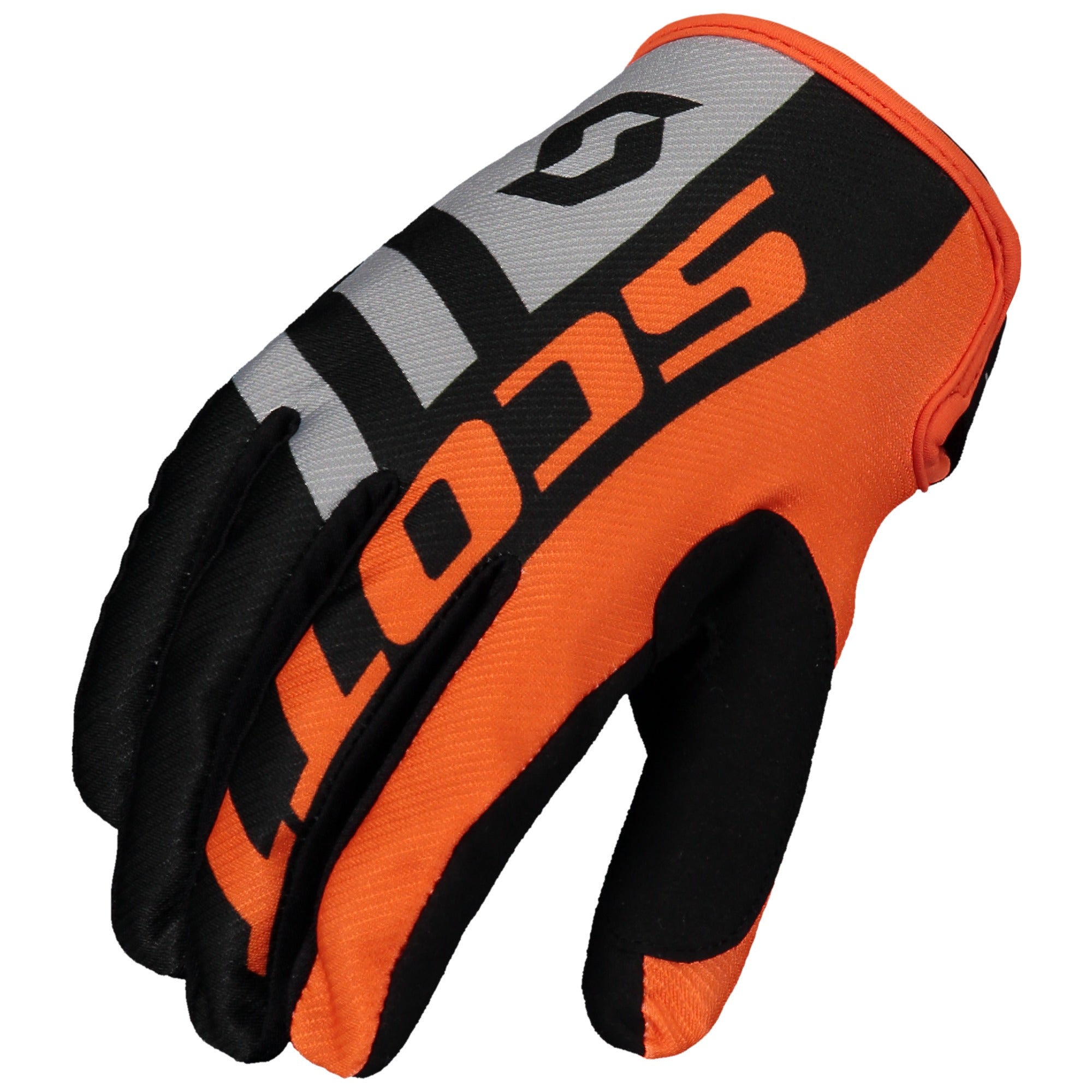 Scott 350 Dirt Textile Gloves Black / Red