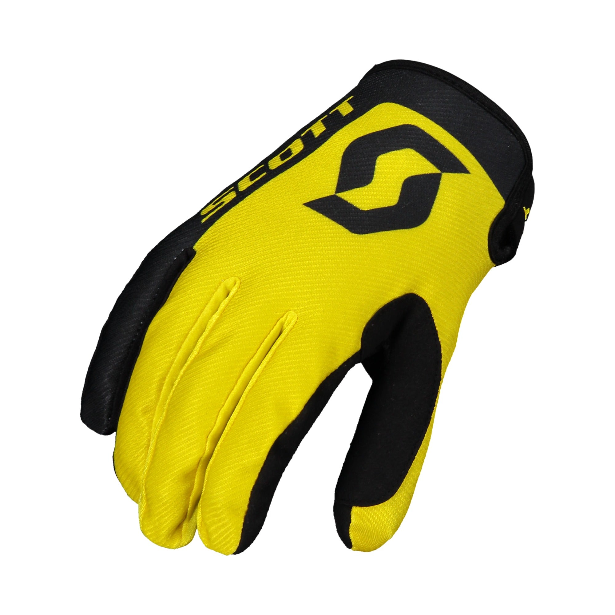 Scott 350 Race Kids Textile Gloves Black / Yellow