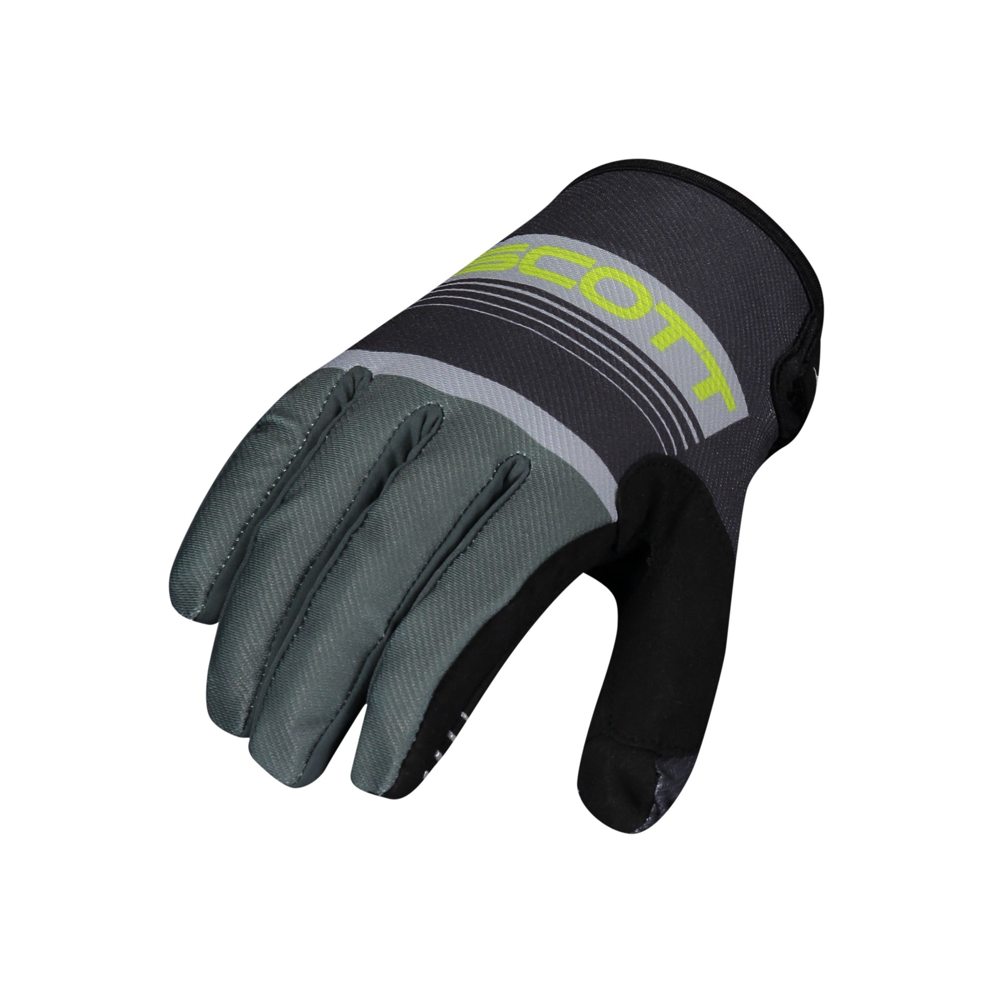 Scott 350 Race Kids Textile Gloves Grey / Yellow