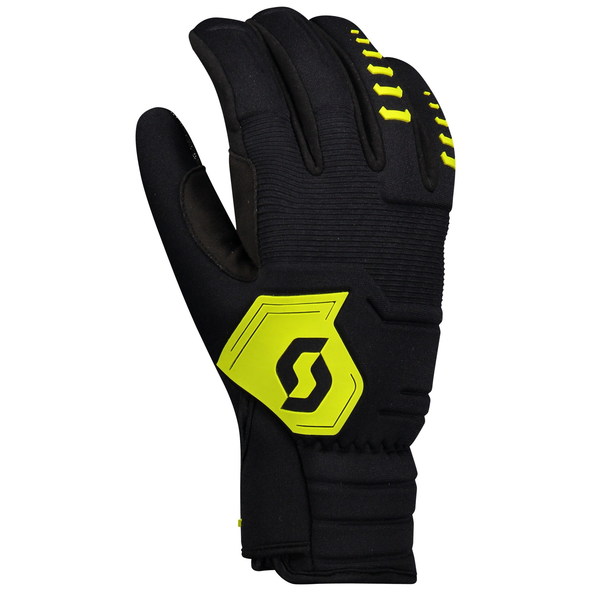 Scott Ridgeline Textile Gloves Black / Lime Green  - FREE UK Shipping, FREE 365 Day Returns | Moto Central