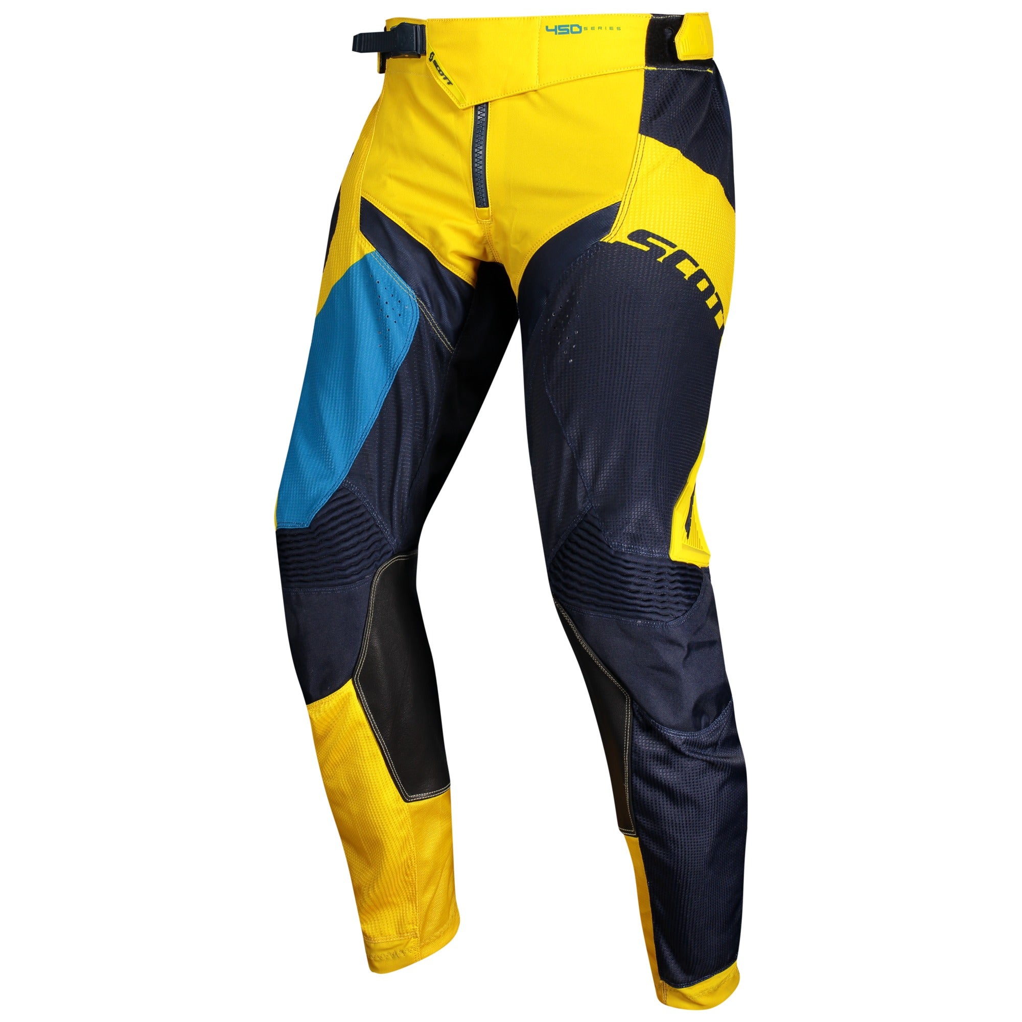 Scott 450 Angled Textile Trouser Blue / Yellow