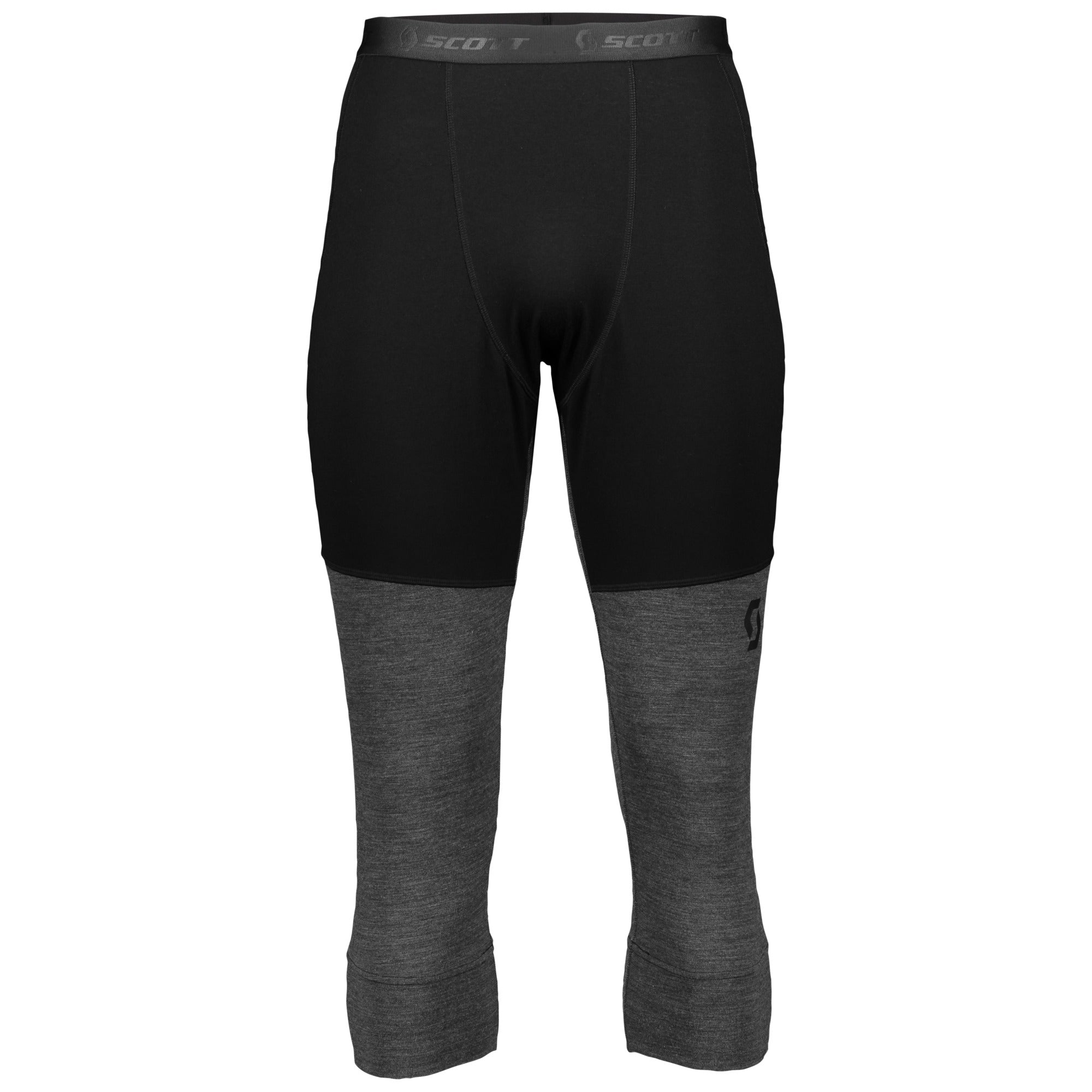 Scott Defined Merino Base Layer Trouser Black / Dark Grey Melange