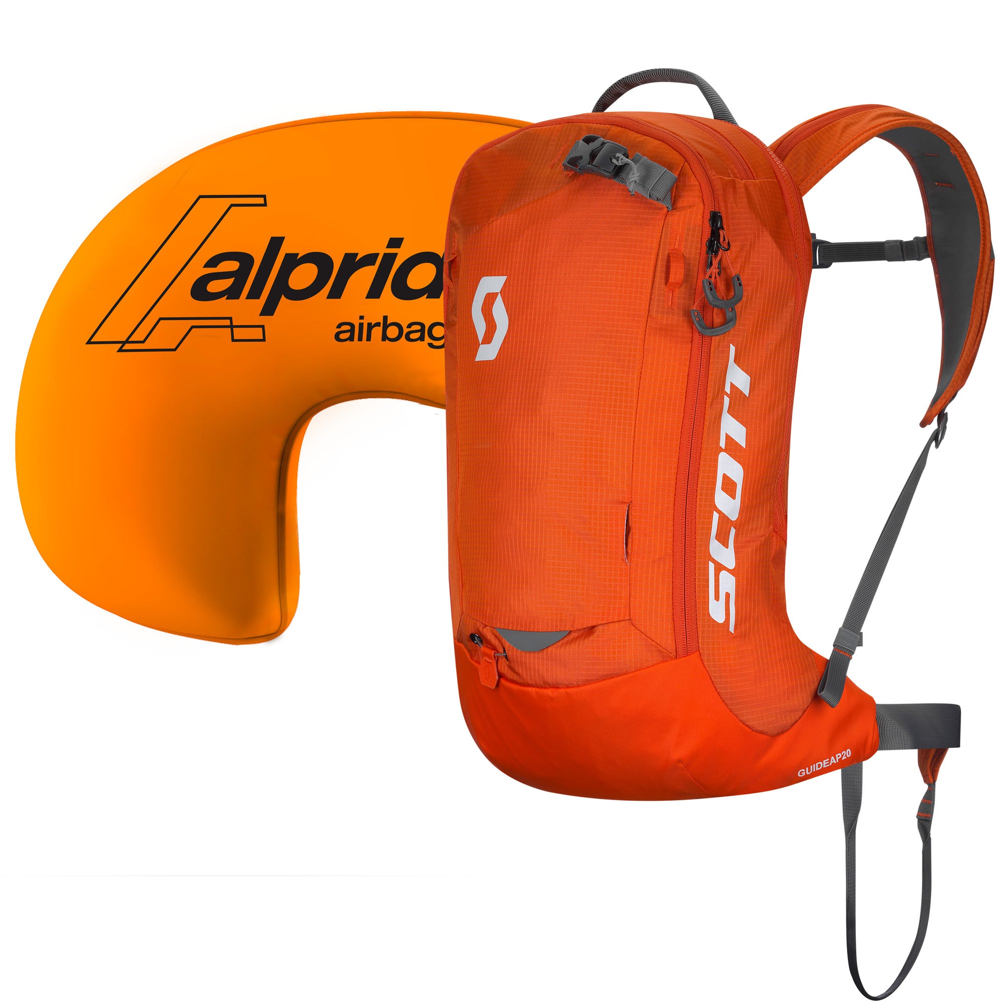 Scott Guide AP 20 Backpack Kit Orange / Grey  - FREE UK Shipping, FREE 365 Day Returns | Moto Central