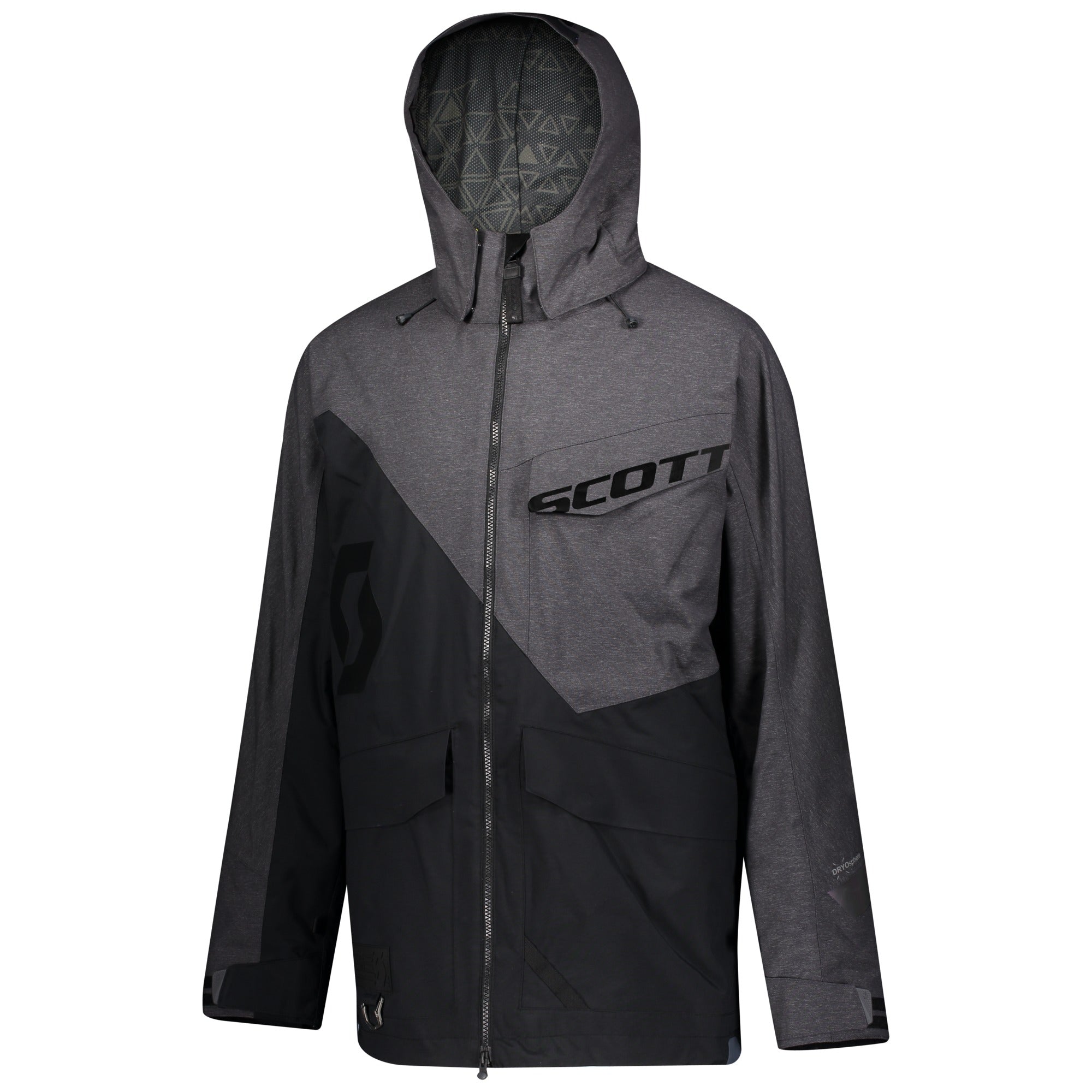 Scott XT Shell Dryo Textile Jacket Black / Melange Grey