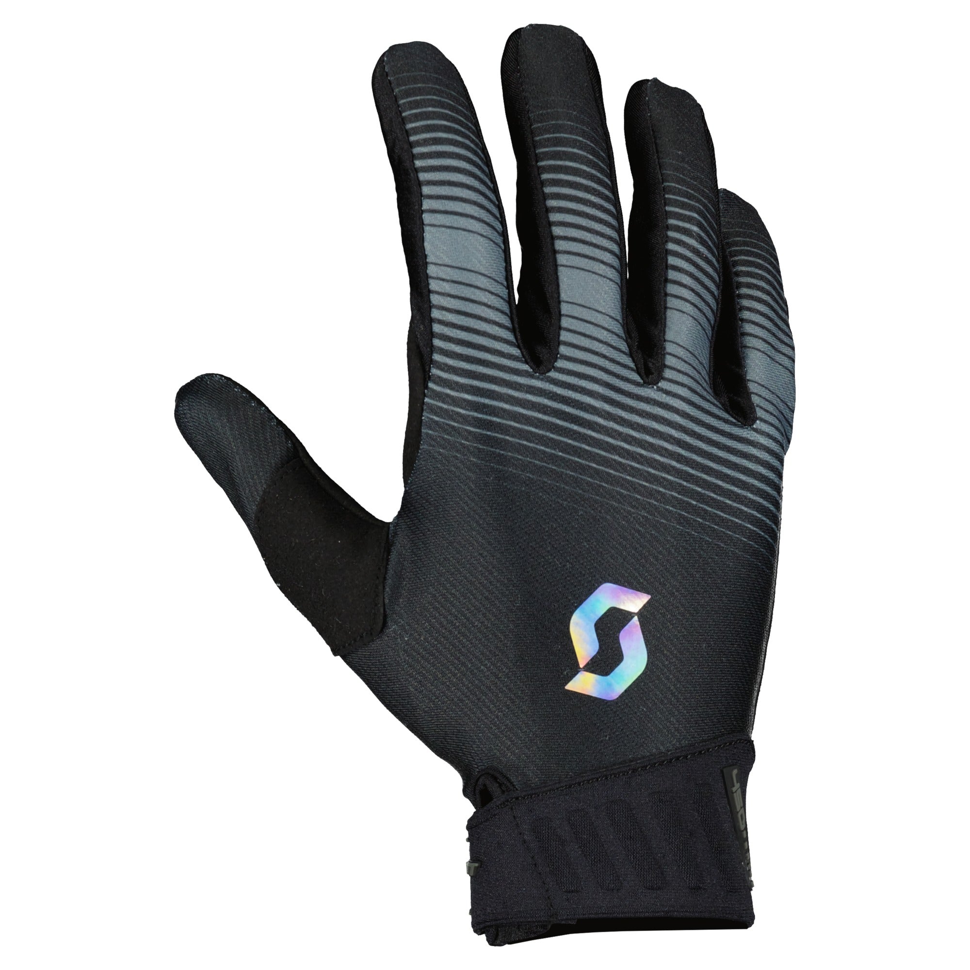 Scott 450 Podium Textile Gloves Black / Grey  - FREE UK Shipping, FREE 365 Day Returns | Moto Central