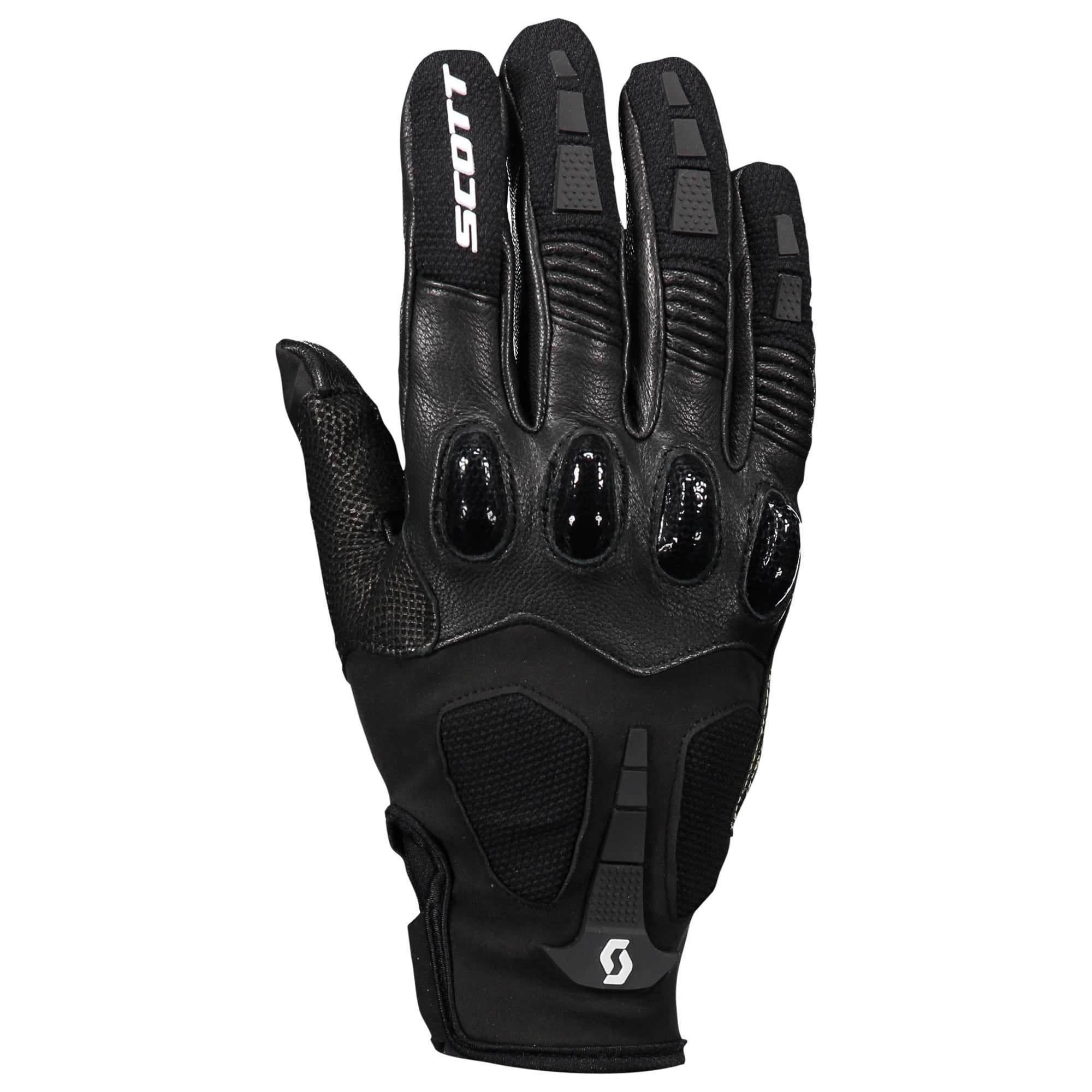 Scott Assault Pro Leather Gloves Black / White