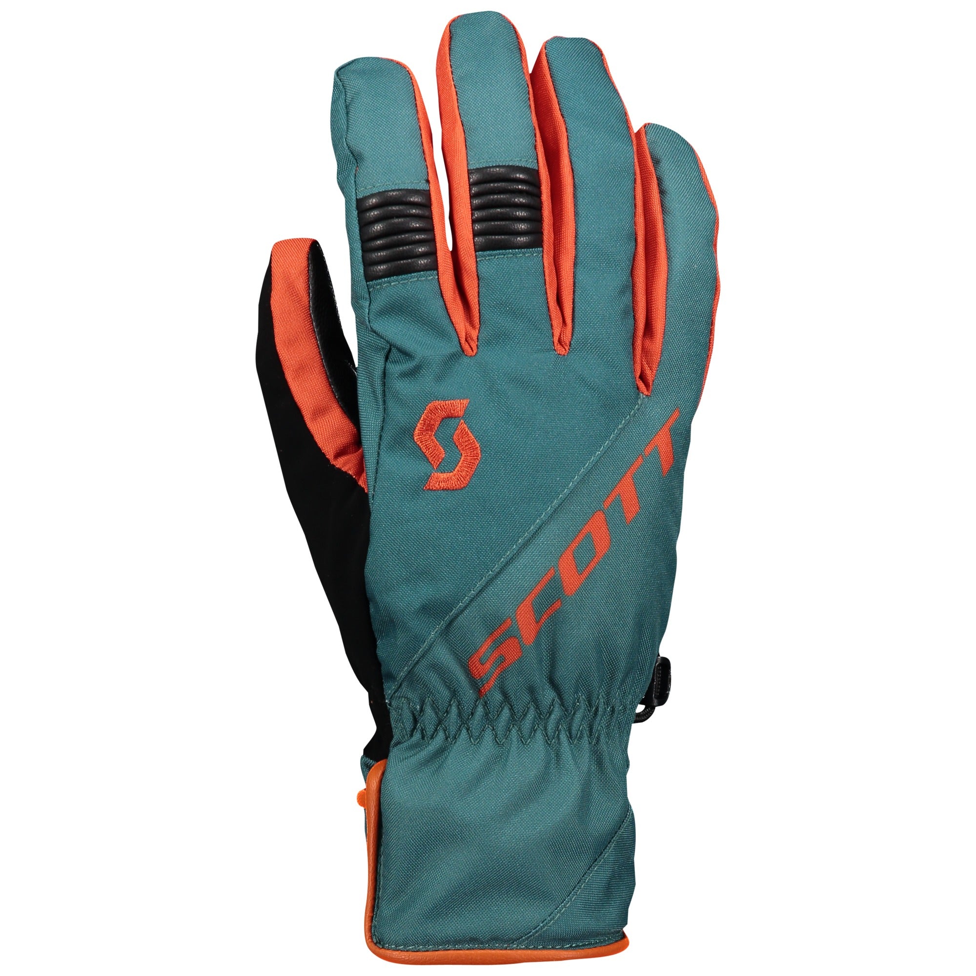 Scott Arctic Gore-Tex Gloves Jasper Green / Orange Pumpkin