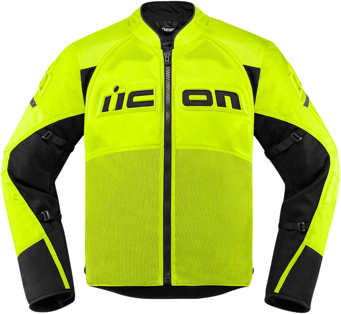 Icon Contra 2 Textile Jacket Hi-Viz Yellow