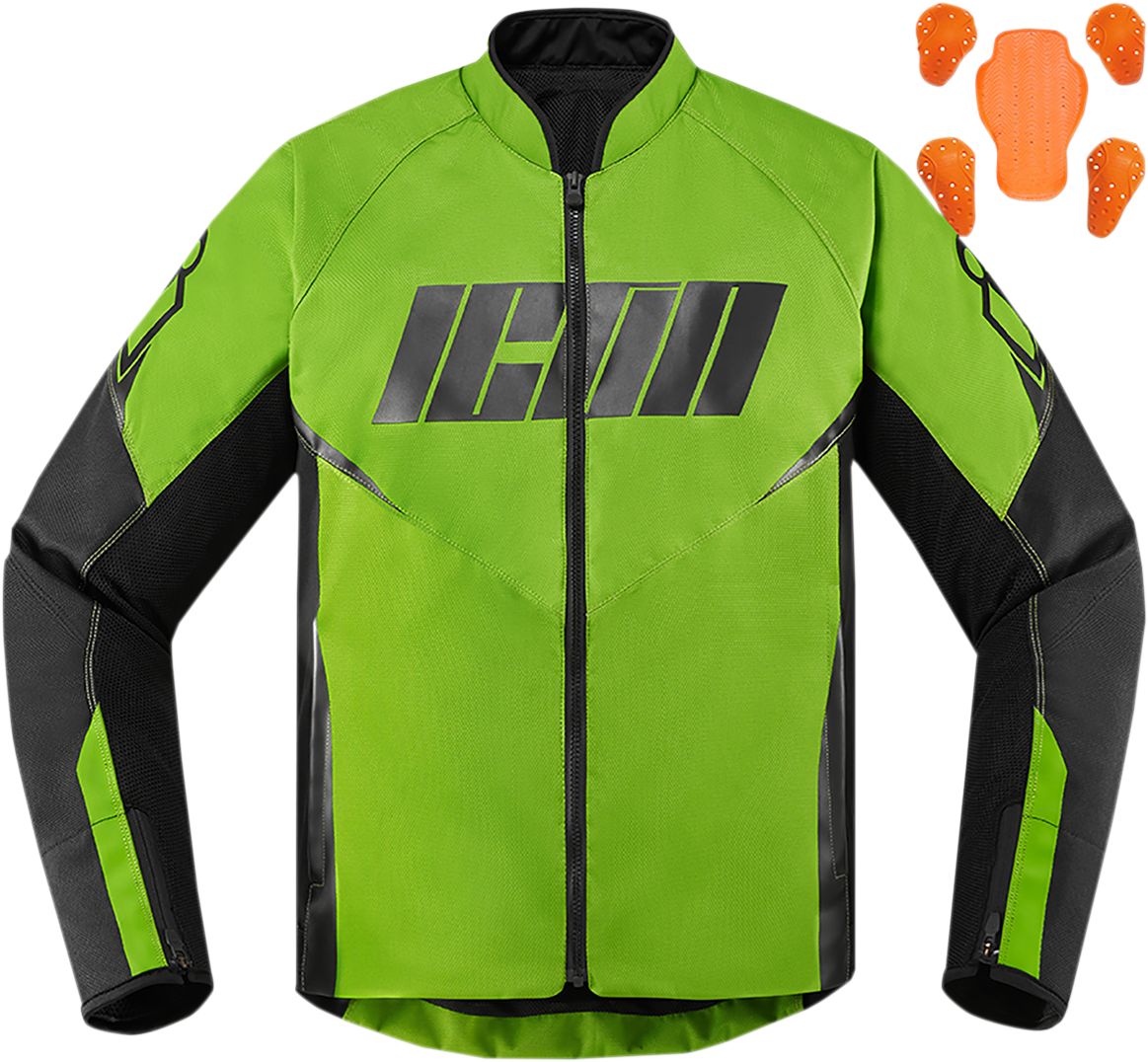 Icon Hooligan Textile Jacket Green