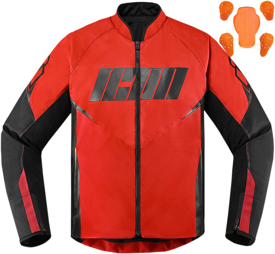 Icon Hooligan Textile Jacket Red