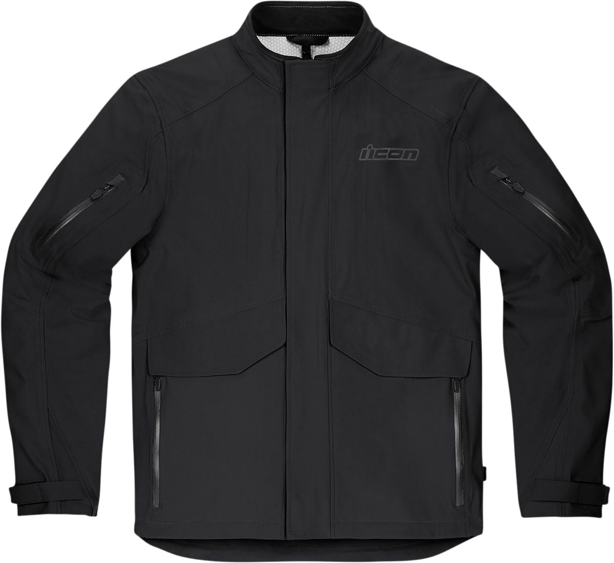 Icon Stormhawk Waterproof Textile Jacket Black