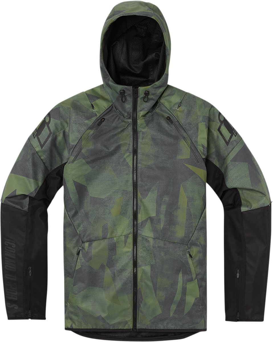 Icon Airform Battlescar Textile Jacket Green