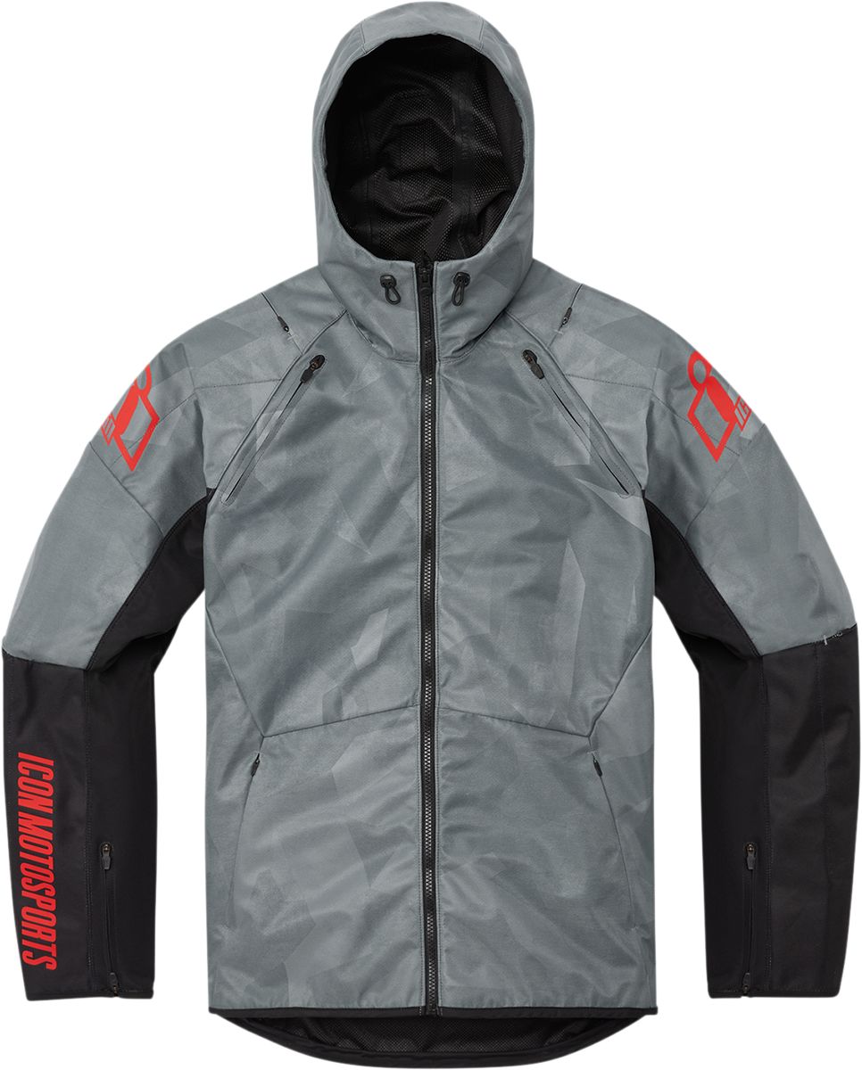 Icon Airform Battlescar Textile Jacket Grey