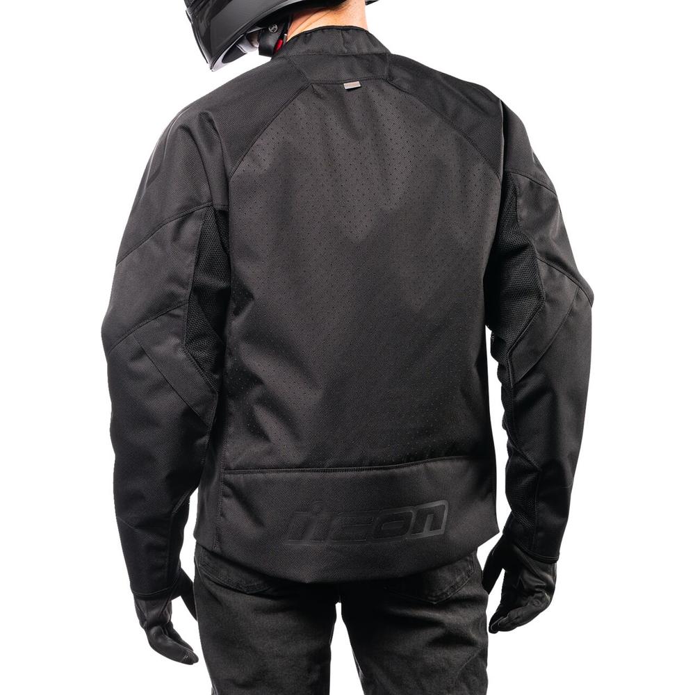 Icon Hooligan CE Textile Jacket Black  - FREE UK Delivery - Moto Central