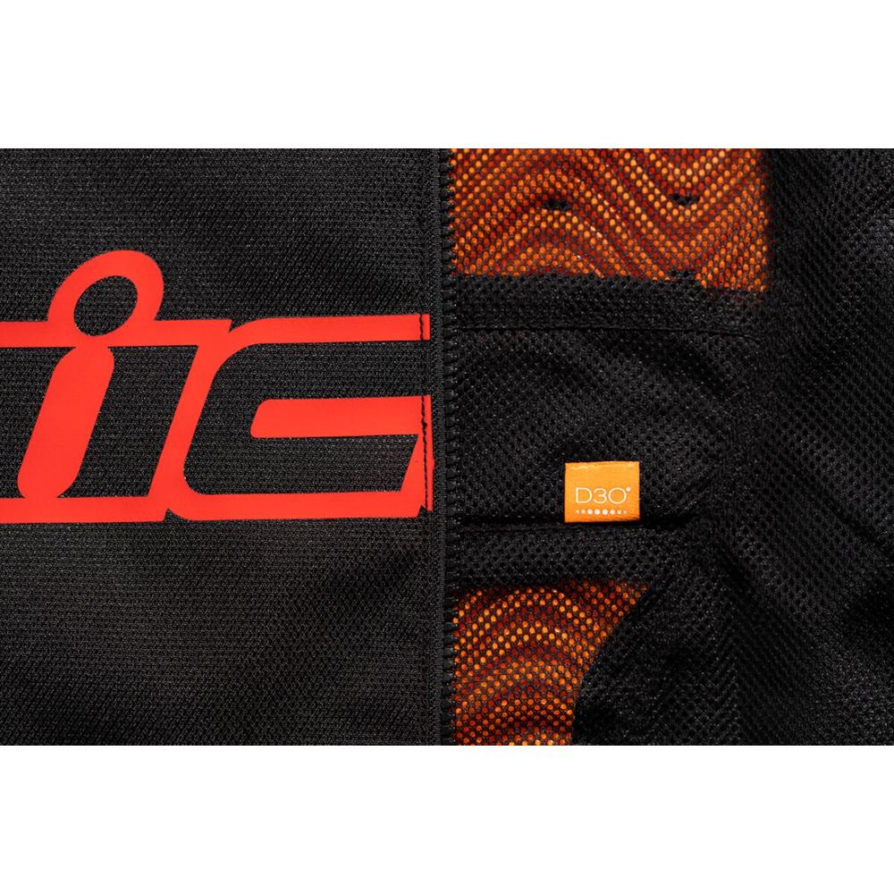 Icon Hooligan CE Textile Jacket Black / Red