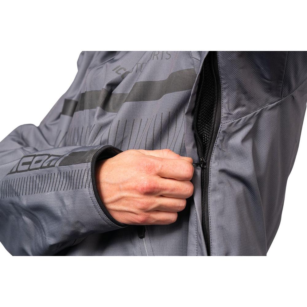 Icon PDX3 CE Textile Jacket Grey