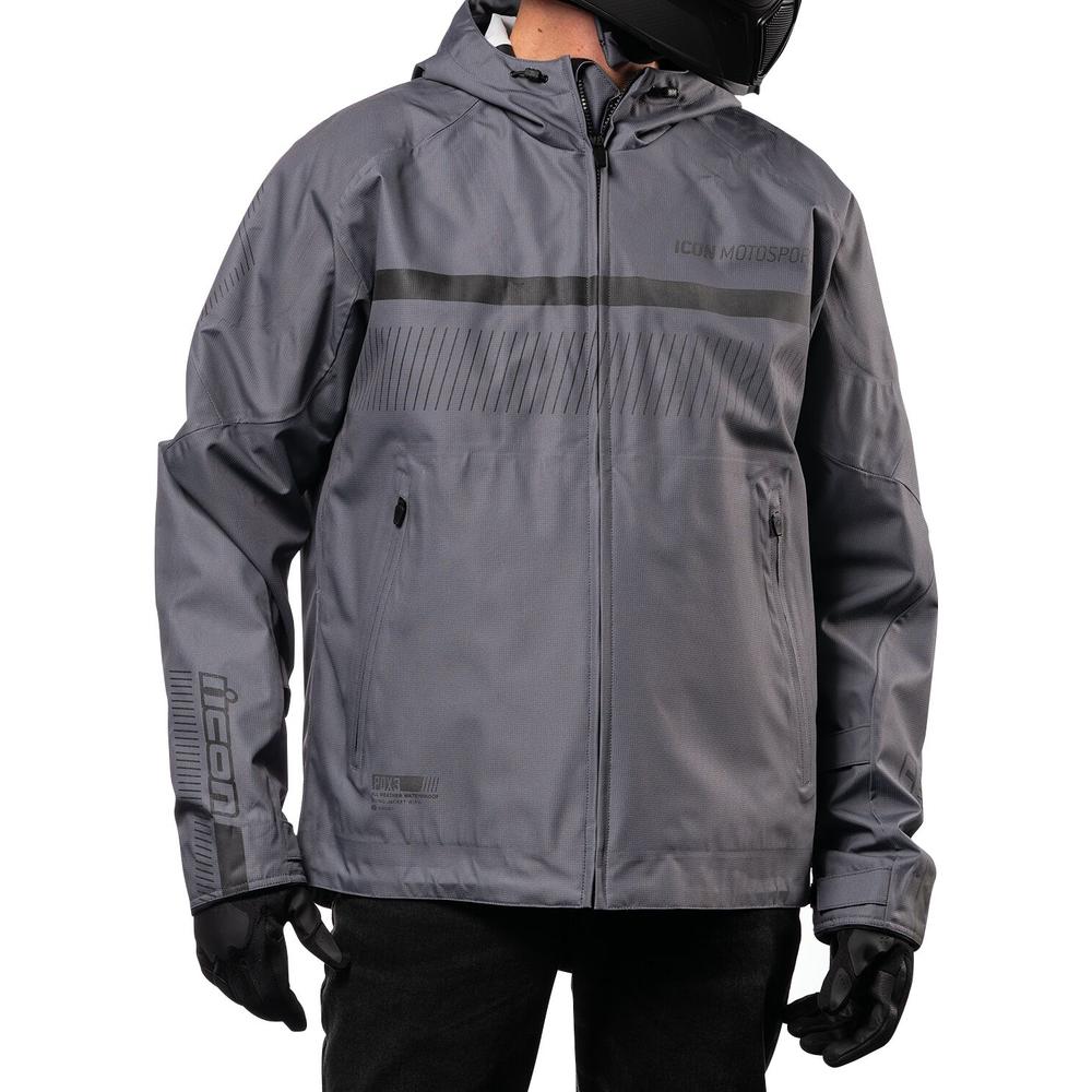 Icon PDX3 CE Textile Jacket Grey