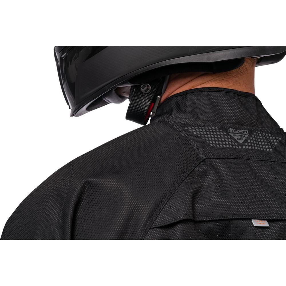 Icon Mesh AF CE Textile Jacket Black - FREE UK Shipping, FREE 365 Day Returns | Moto Central