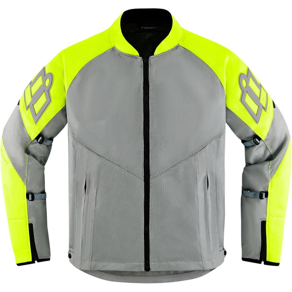 Icon Mesh AF CE Textile Jacket Grey / Hi-Vis