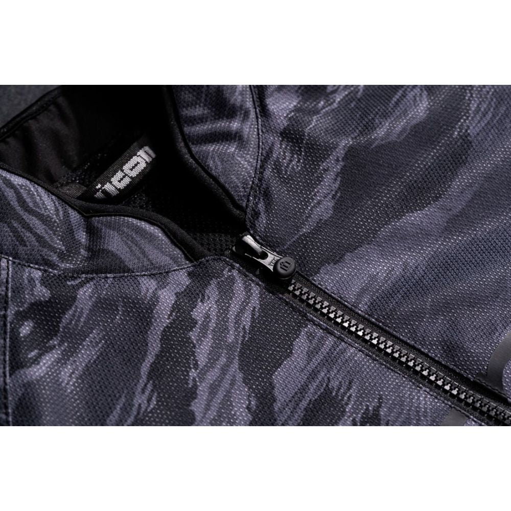 Icon Hooligan CE Tiger's Blood Textile Jacket Grey