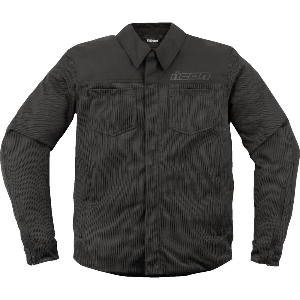 Icon Upstate Mesh CE Textile Jacket Black