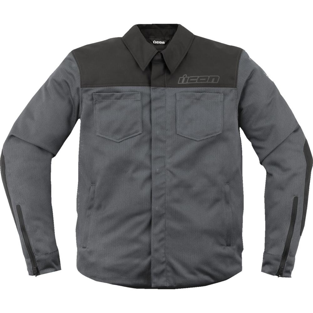 Icon Upstate Mesh CE Textile Jacket Grey