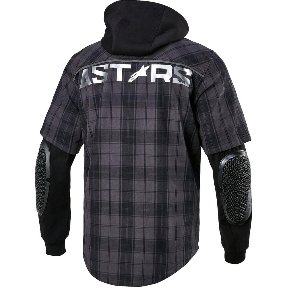 Alpinestars MO.ST.EQ Tartan Textile Jacket Black / Grey