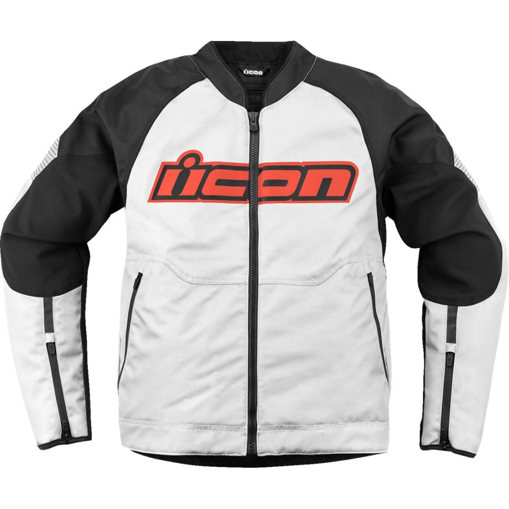 Icon Overlord 3 Textile Jacket Black / White