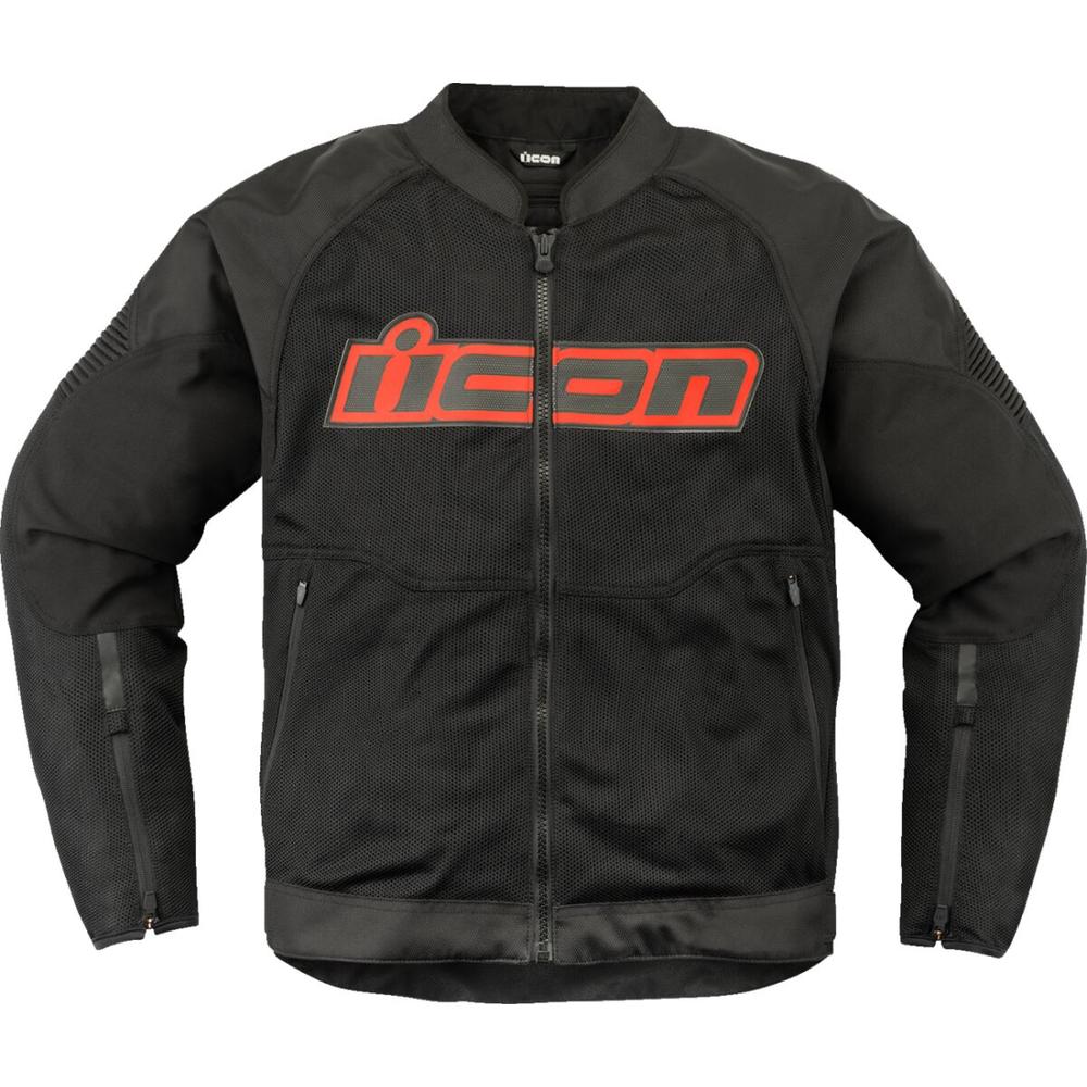 Icon Overlord 3 Mesh Textile Jacket Black / Dark Grey