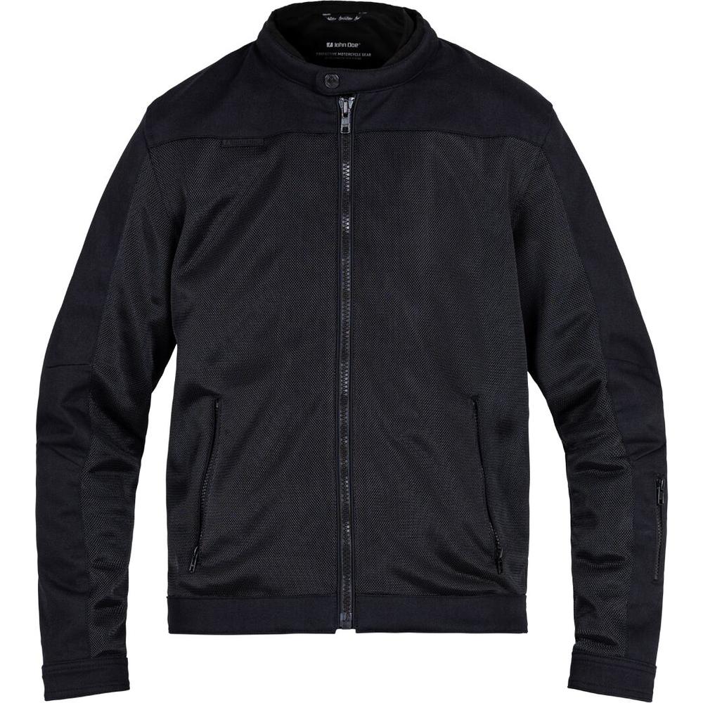 John Doe Aero Mesh Textile Jacket Black