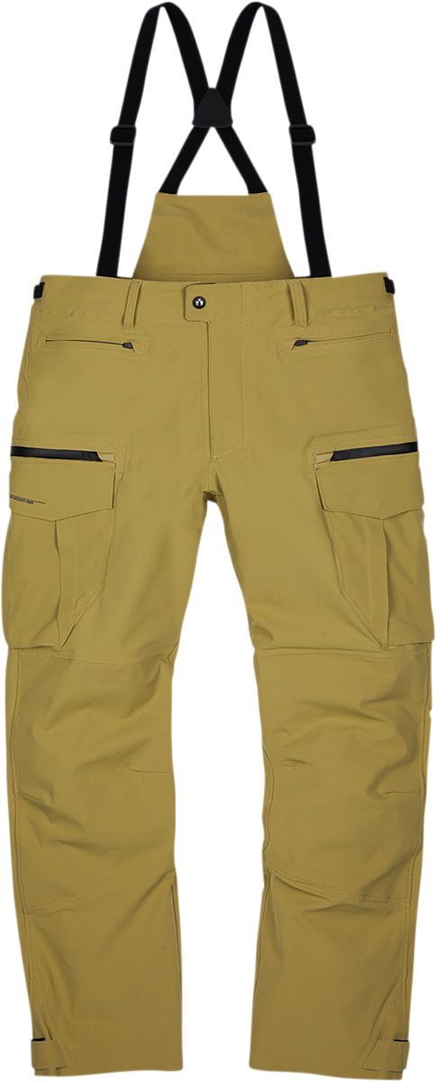 Icon Stormhawk Waterproof Textile Over Trousers Tan