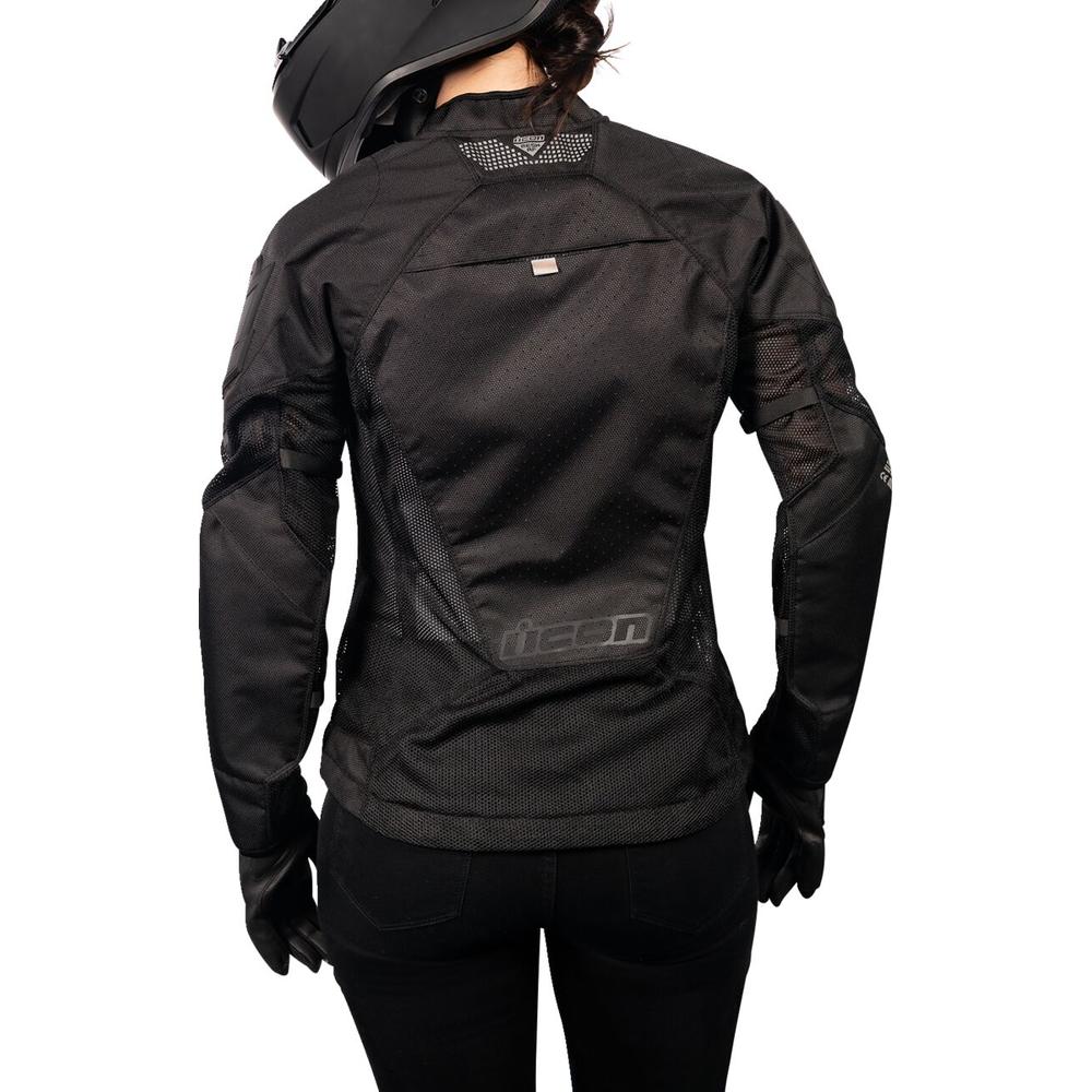 Icon Mesh AF Ladies CE Textile Jacket Black