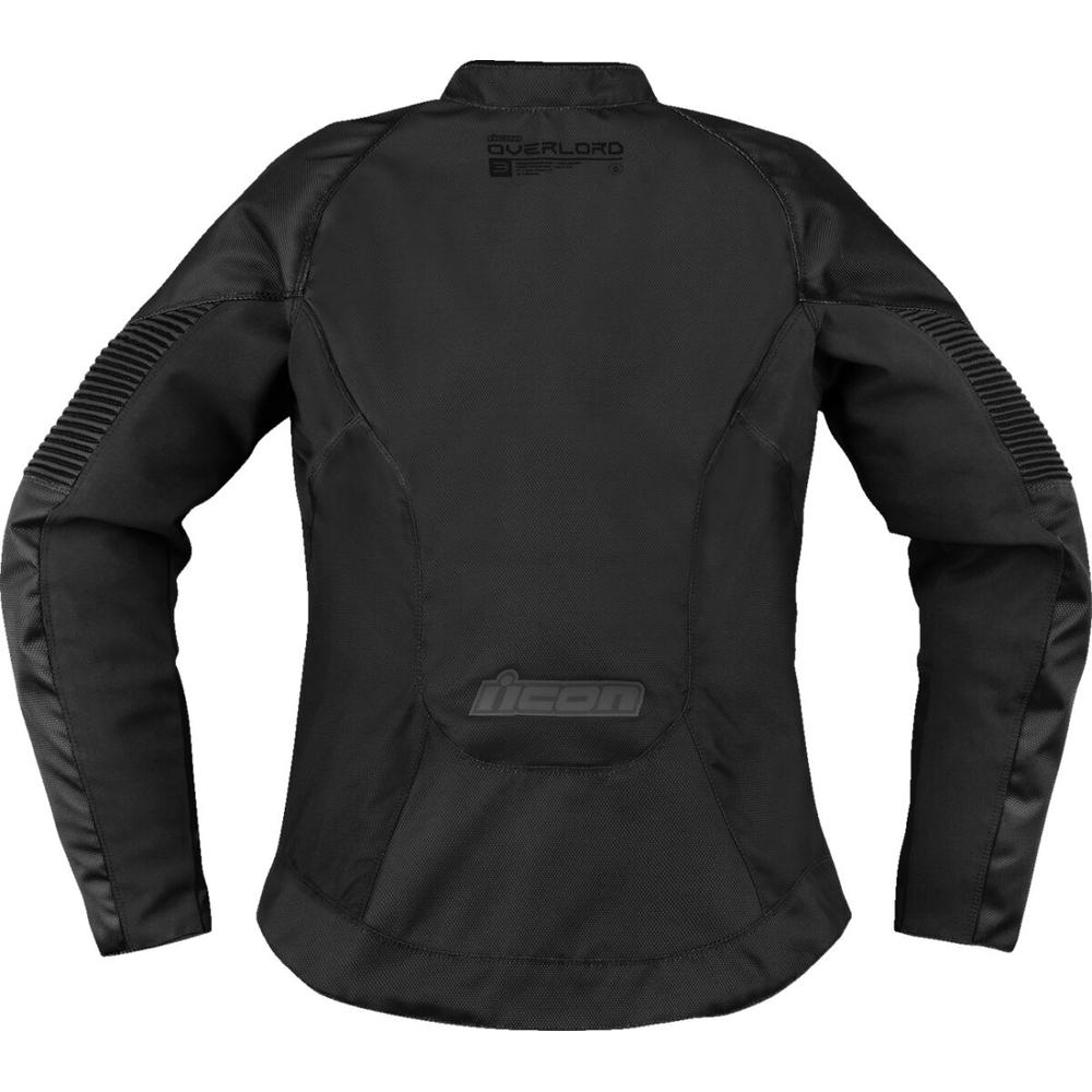 Icon Overlord 3 Ladies Textile Jacket Black  - FREE UK Delivery - Moto Central