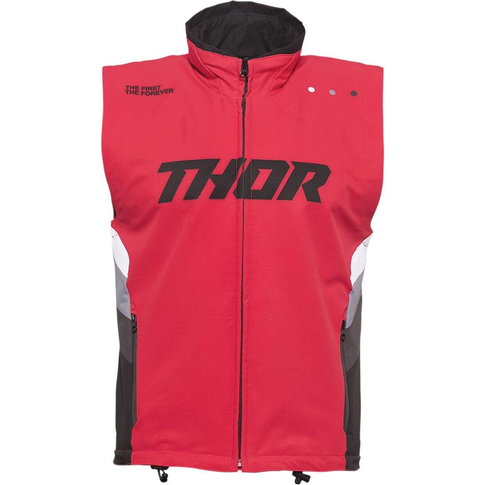 Thor Warmup Casual Vest Red / Black