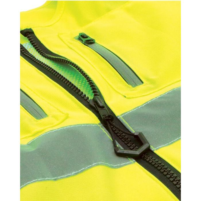 OJ Atmosfere Metropolitane Flash 2 High Visibility Vest Hi-Vis Yellow