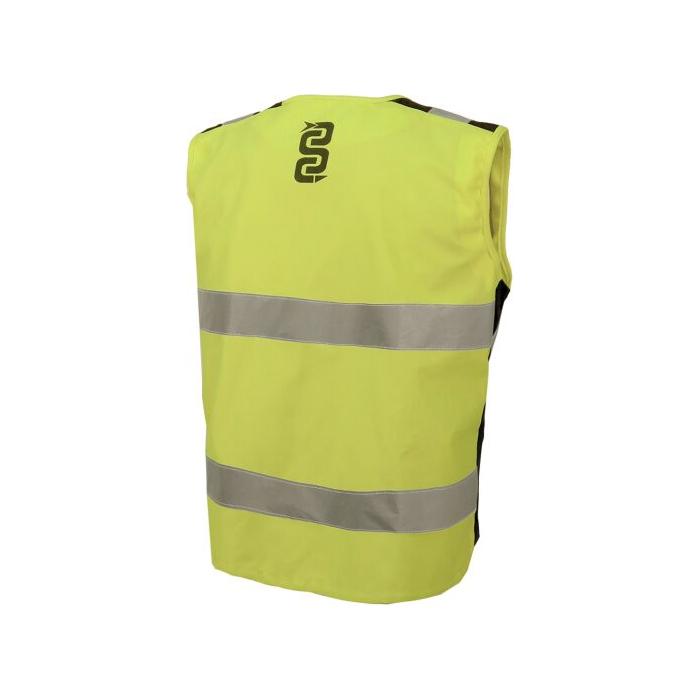 OJ Atmosfere Metropolitane Flash 2 High Visibility Vest Hi-Vis Yellow