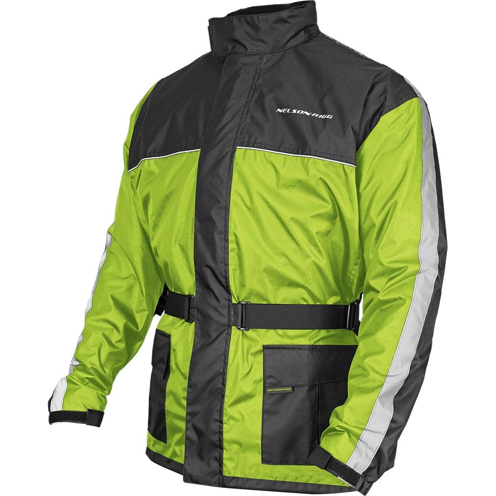 Nelson Rigg Solo Storm Waterproof Jacket Hi-Vis / Black