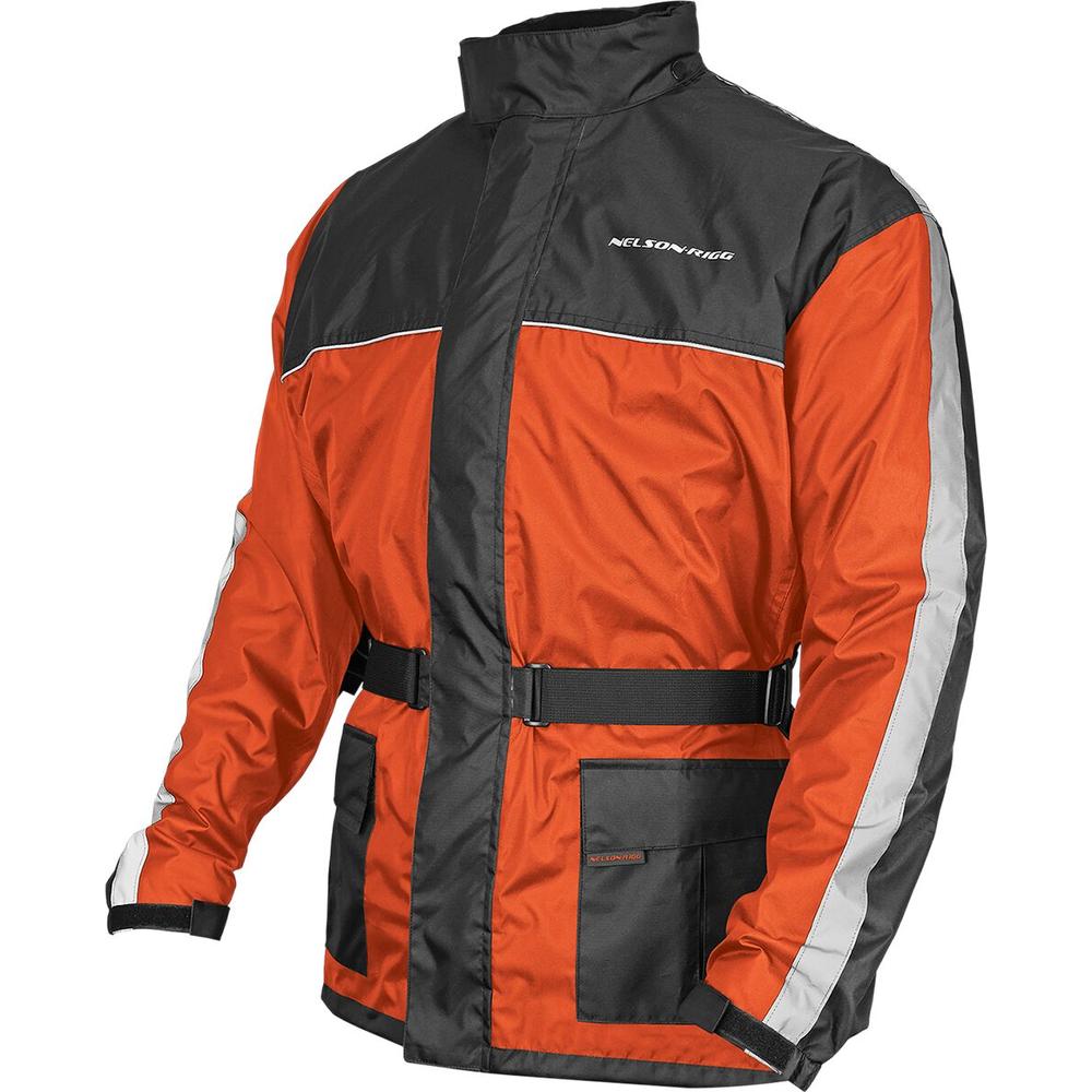 Nelson Rigg Solo Storm Waterproof Jacket Orange / Black