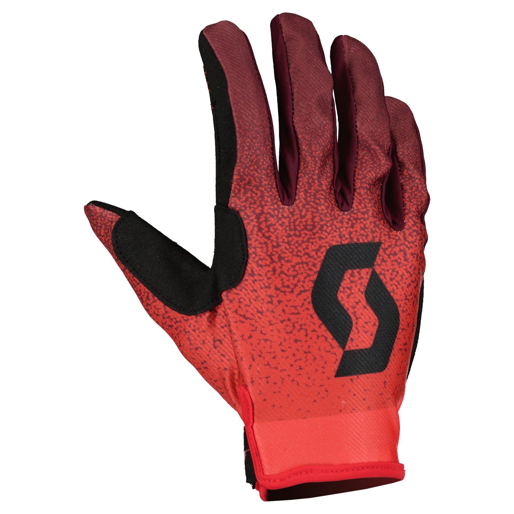 Scott 350 Dirt Evo Textile Gloves Red / Black  - FREE UK Shipping, FREE 365 Day Returns | Moto Central