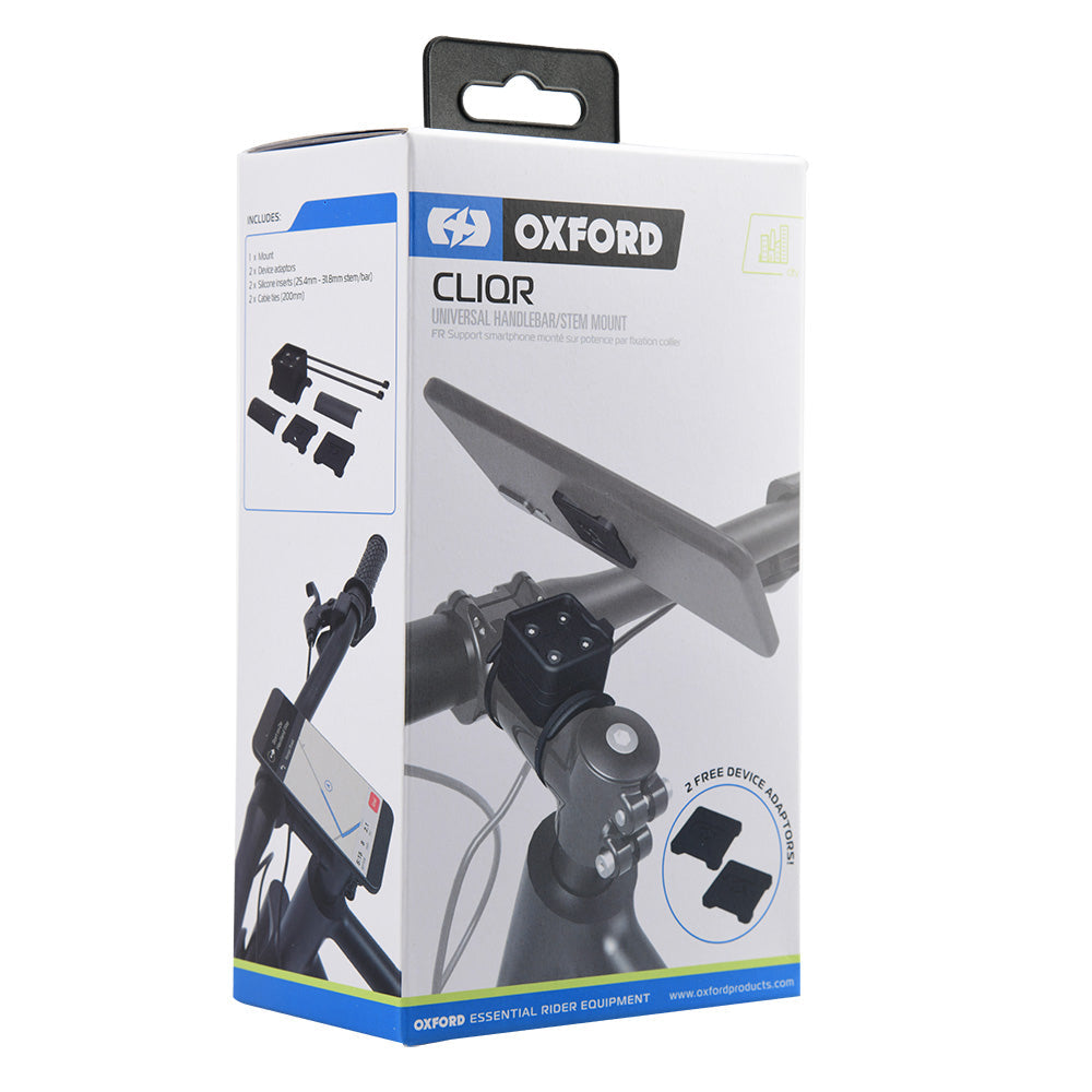 Oxford CLIQR Universal Handlebar Stem Mount Black