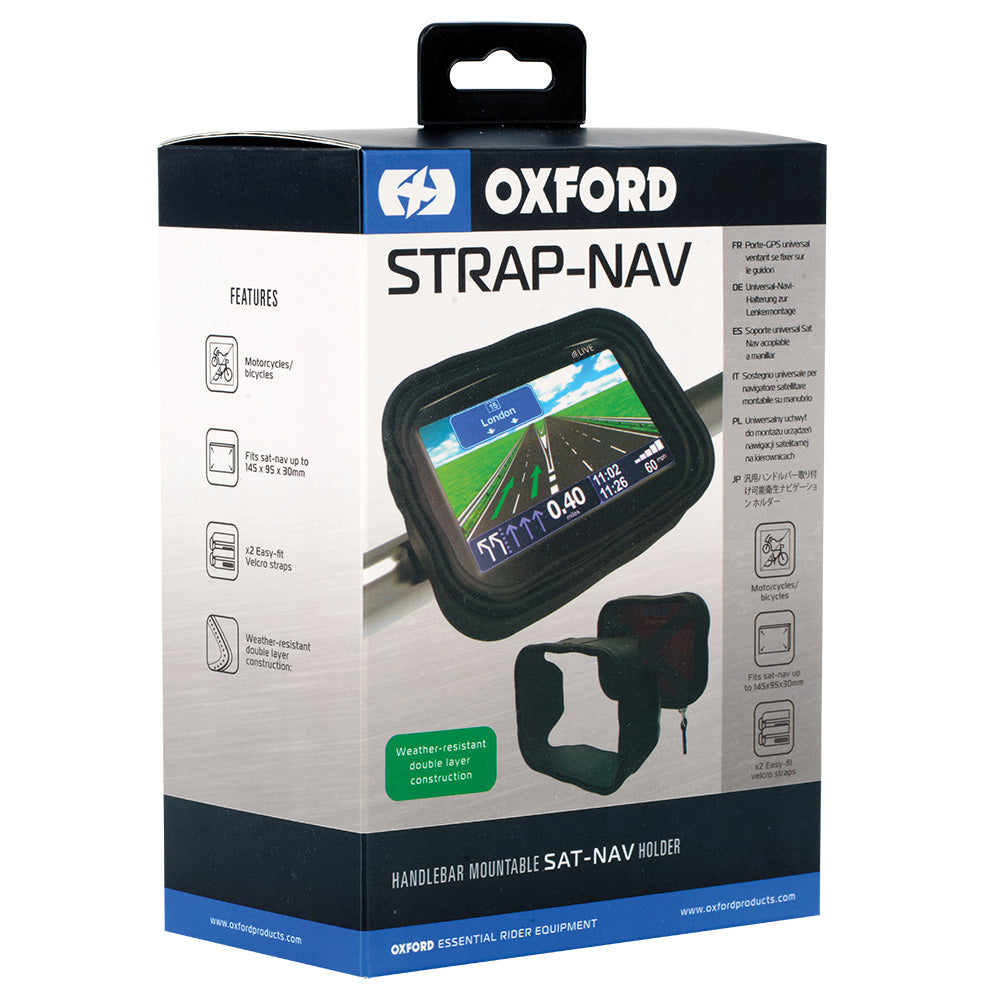 Oxford Strap-Nav Satellite Navigation Holder Black