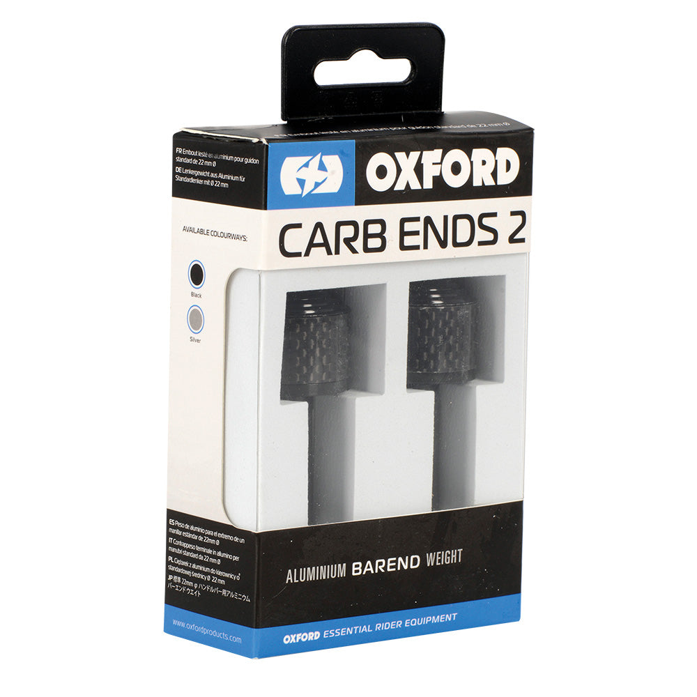 Oxford Handlebar CarbEnds 2 Black