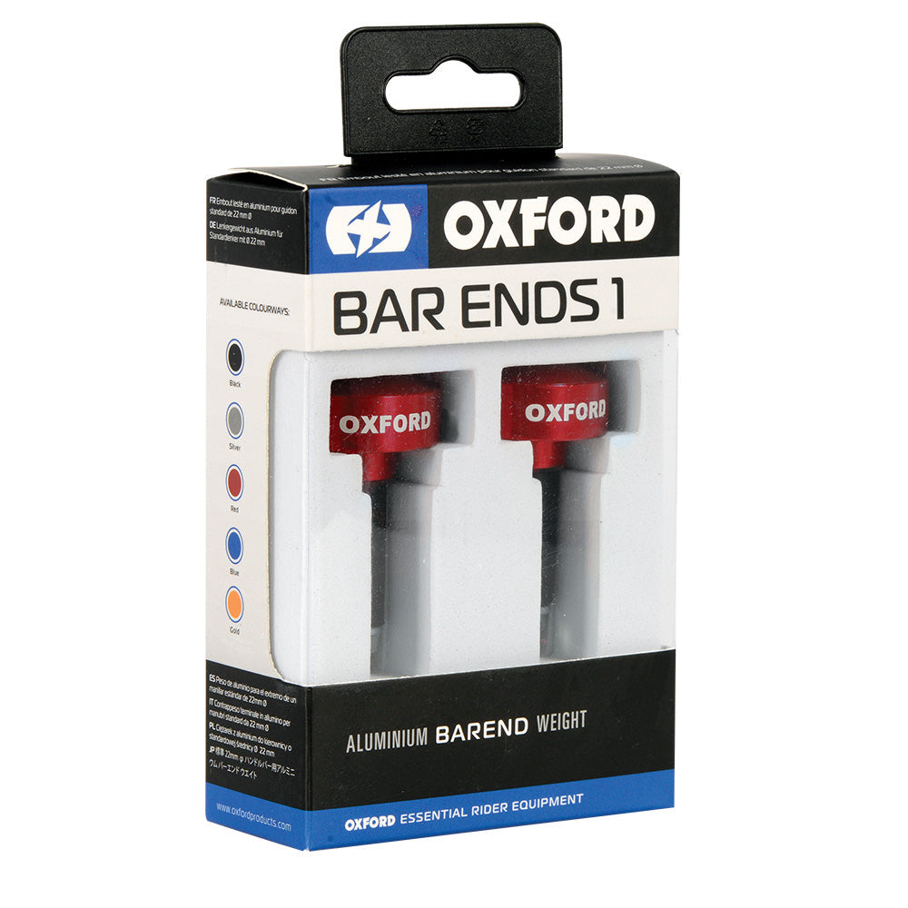 Oxford Handlebar BarEnds 1 Red