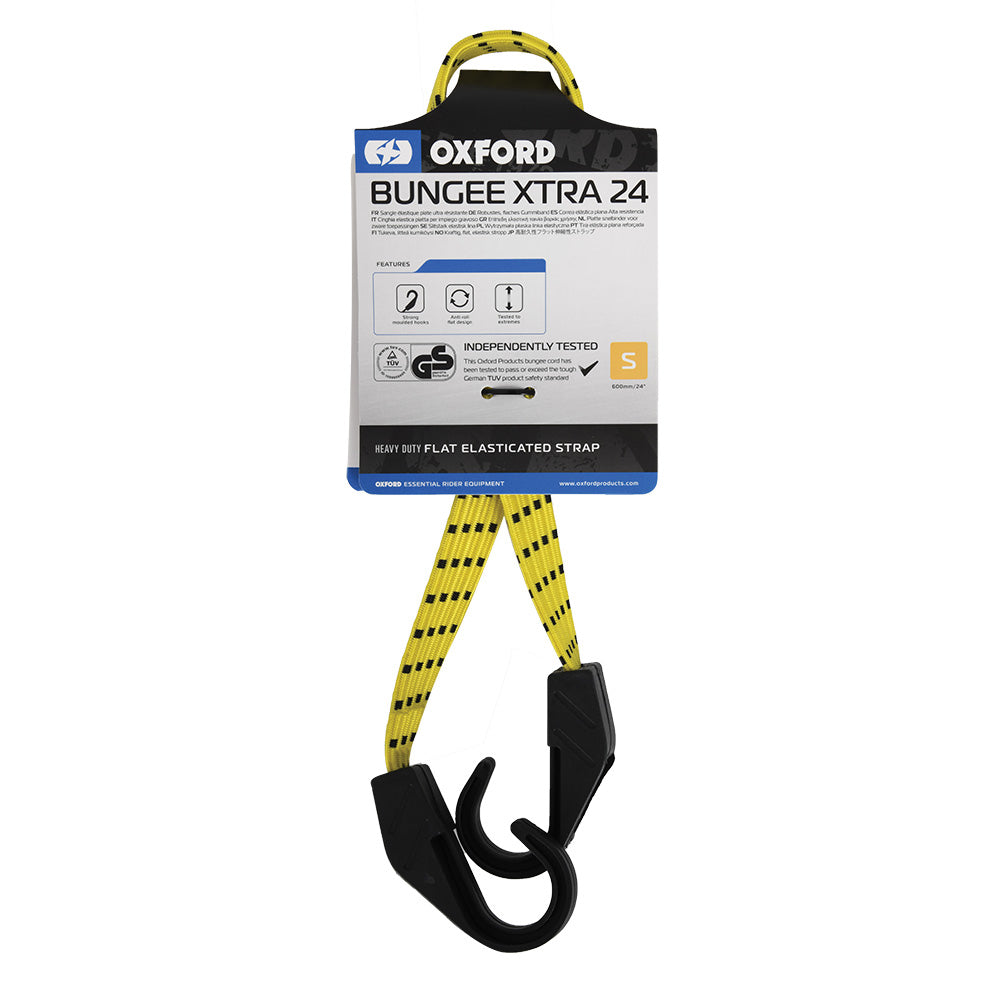 Oxford TUV / GS Bungee Xtra Strap Yellow  - FREE UK Shipping, FREE 365 Day Returns | Moto Central