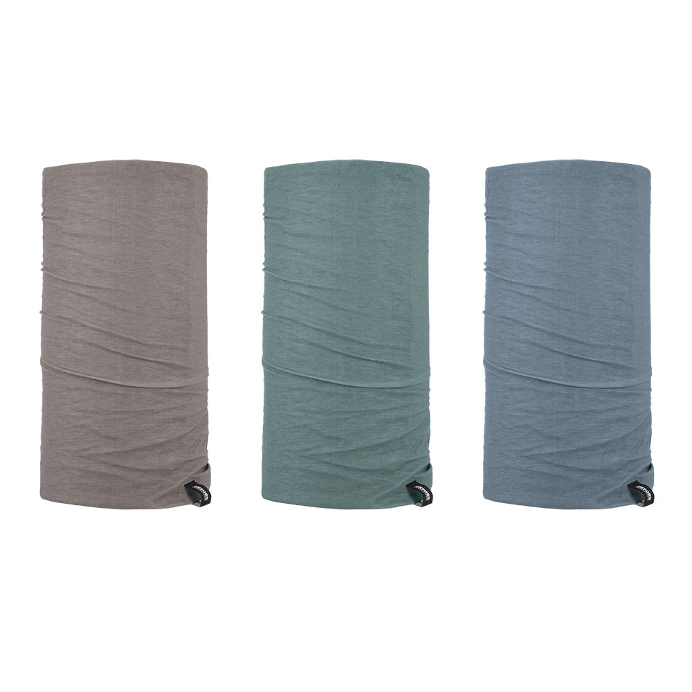 Oxford Comfy Head & Neckwear Grey / Taupe / Khaki - Pack Of 3