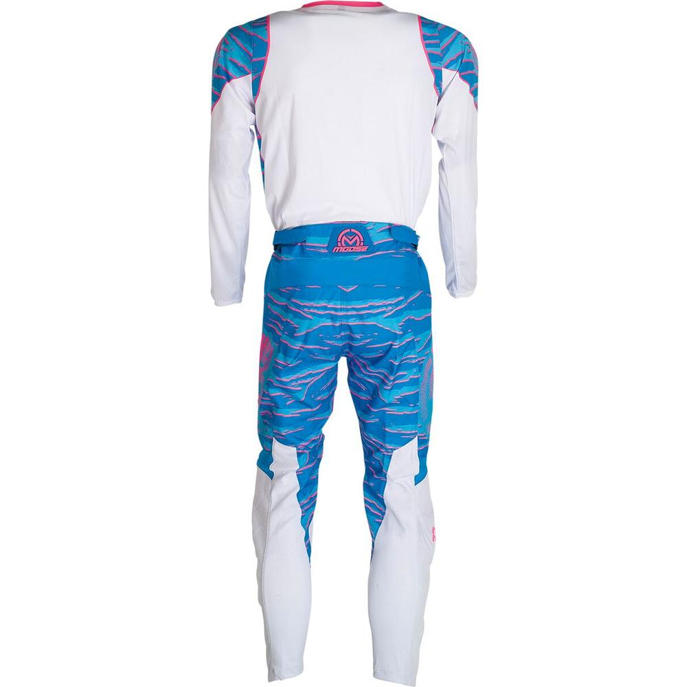 Moose Racing Qualifier Trouser Blue / Pink - FREE UK Shipping, FREE 365 Day Returns | Moto Central